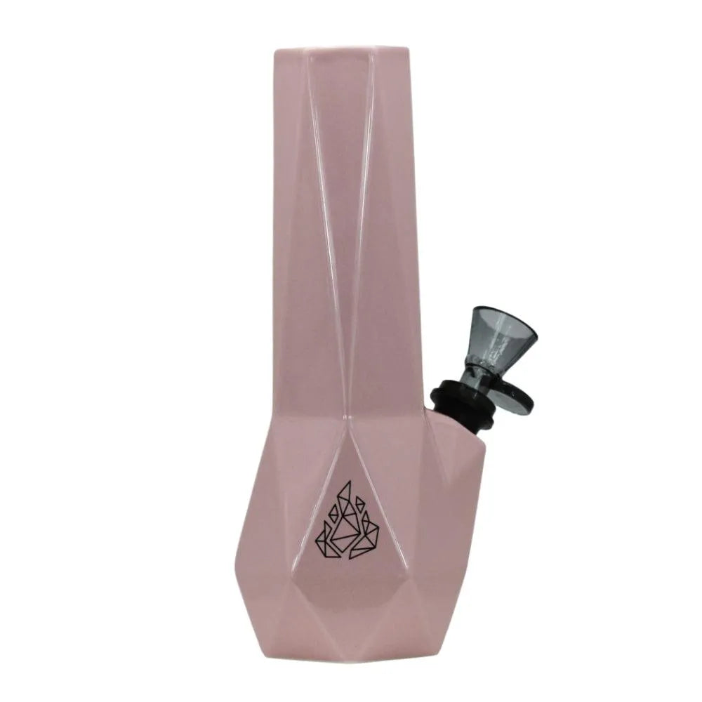 BRNT Designs Hexagon Ceramic Water Pipe Berries & Cream (Limited Edition) - Insomnia Smoke