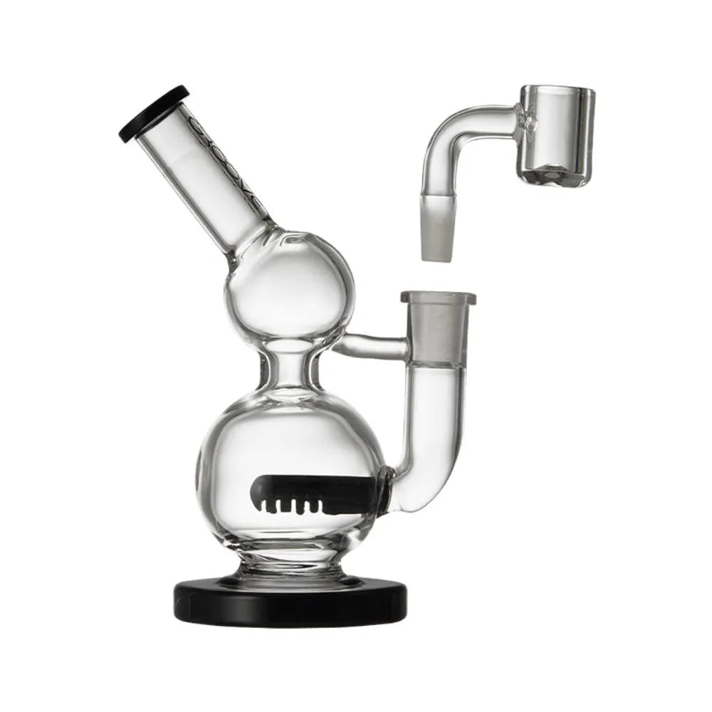 Groove Micro Round Glass Rig - Insomnia Smoke