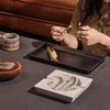NWTN Home Roseland Rolling Tray & Ashtray Set - Insomnia Smoke