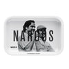 Narcos Metal Rolling Tray White - Insomnia Smoke