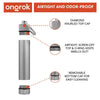Ongrok Aluminum Large Storage Keychain - Insomnia Smoke