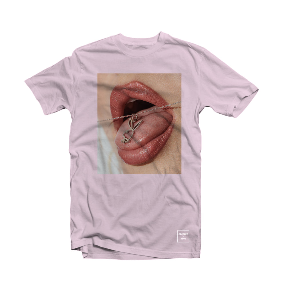 Футболка Playboy от RYOT Pink Mouth