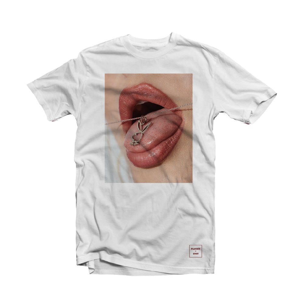 Футболка Playboy от RYOT White Mouth