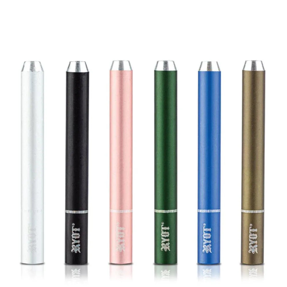 RYOT Anodized Aluminum One Hitter Bladed - Insomnia Smoke