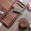 BRNT Designs Yaketa Walnut Rolling Tray - Insomnia Smoke
