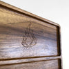 BRNT Designs Yaketa Walnut Rolling Tray - Insomnia Smoke