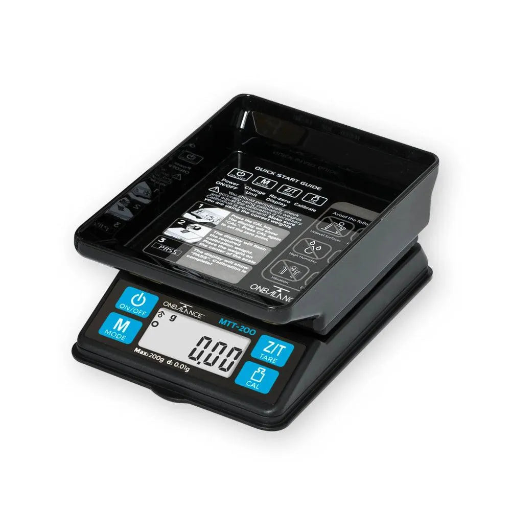 On Balance MTT-200 Mini Table Top Scale (200g x 0.01g) - Insomnia Smoke