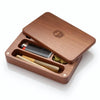 Heady Dad Oakleaf Mini Case Stash Box With Glass One Hitter - Insomnia Smoke