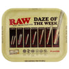 Raw Daze Large Metal Rolling Tray - Insomnia Smoke
