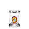 420 Science Pop Top Glass Jar Rainbow Mind