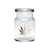 420 Science Pop Top Glass Jar Gold Leaf - Insomnia Smoke