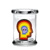 420 Science Pop Top Glass Jar Rainbow Mind - Insomnia Smoke