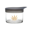 420 Science Wide Mouth Glass Jar Gold Leaf - Insomnia Smoke