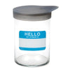 420 Science Wide Mouth Glass Jar Hello Write & Erase - Insomnia Smoke