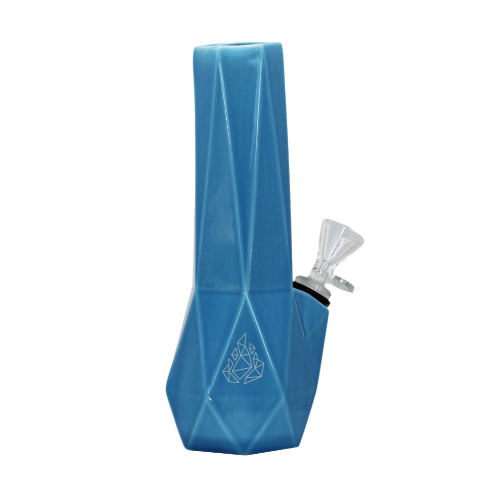 BRNT Designs Hexagon Ceramic Water Pipe Sky Blue (Limited Edition)