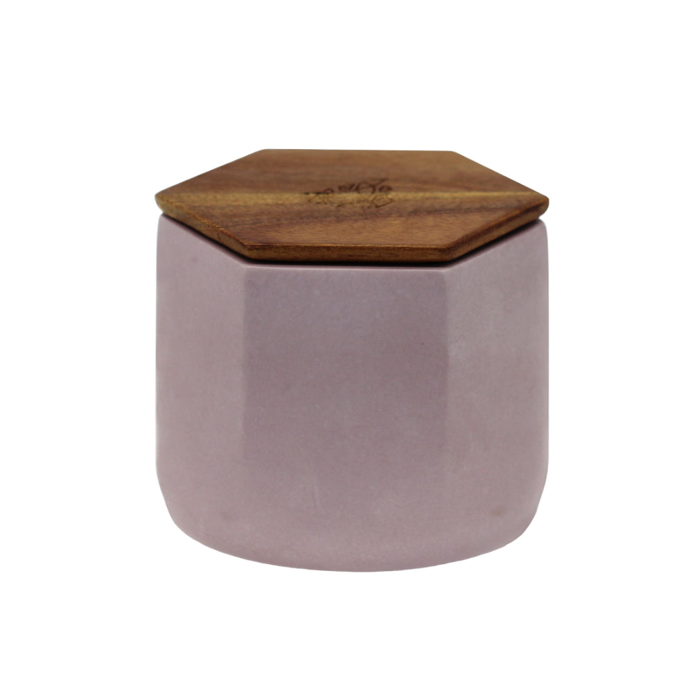 BRNT Designs Malua Concrete Storage Jar Large Berries & Cream (Limited Edition)