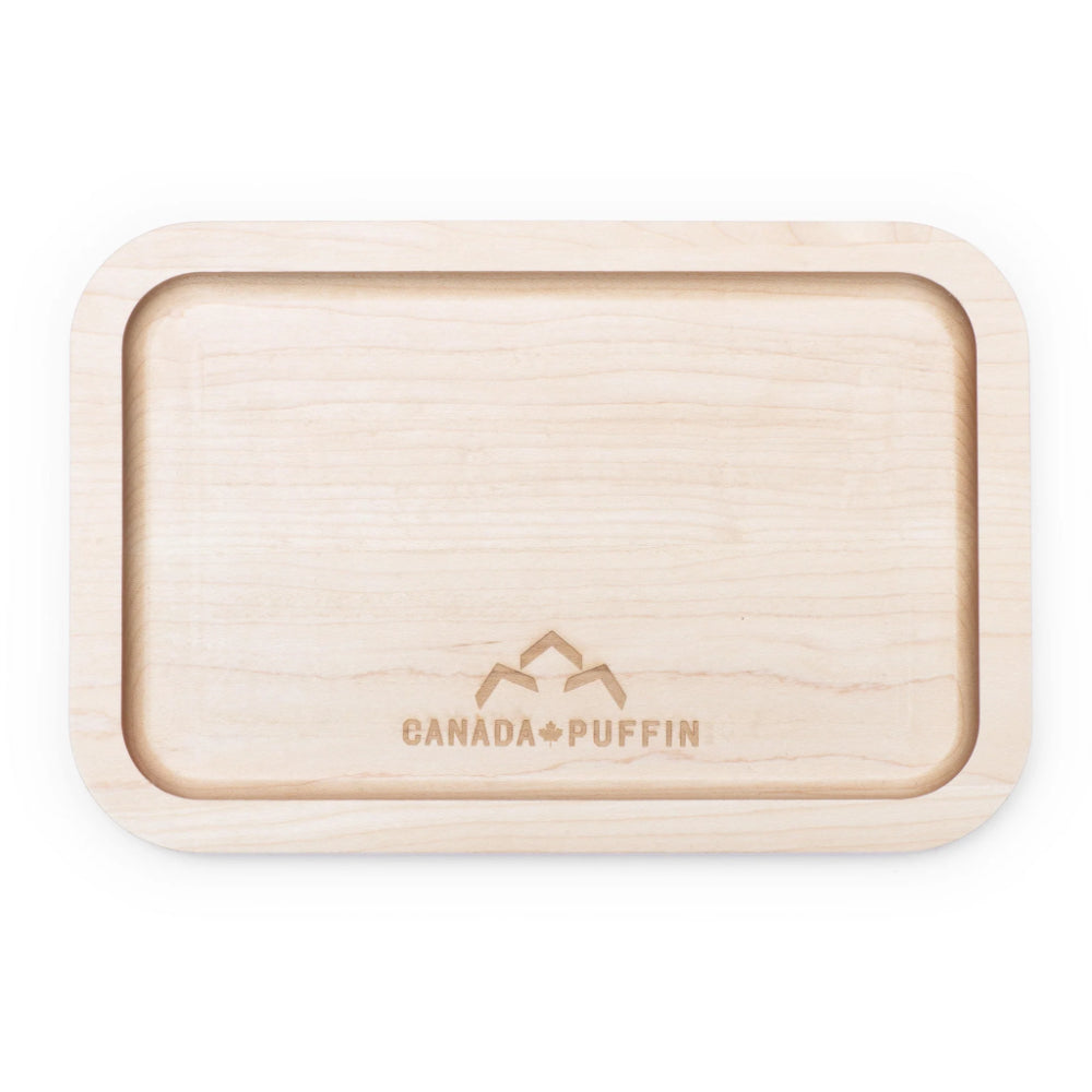 Canada Puffin Muskoka Wood Rolling Tray