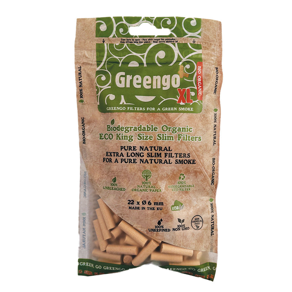 Greengo BIO Orgaanilised Filtrid XL 22mm