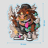 Insomnia Smoke Mascot Graffiti Sticker