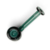 Green Jane West Twenties Collection Glass Hand Pipe on a white background