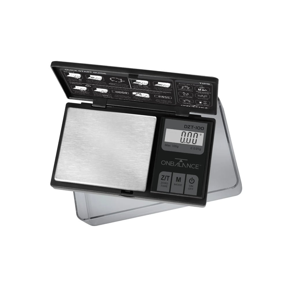 On Balance DZT-100-BK Suur Alus Minikaal (100g x 0.01g)